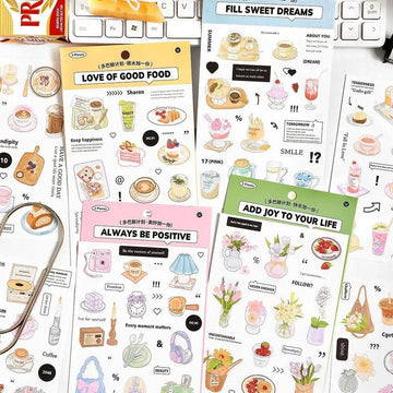 Adhesive Stickers - Journal Carnival