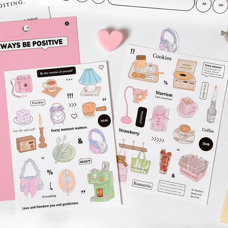 Adhesive Stickers - Journal Carnival