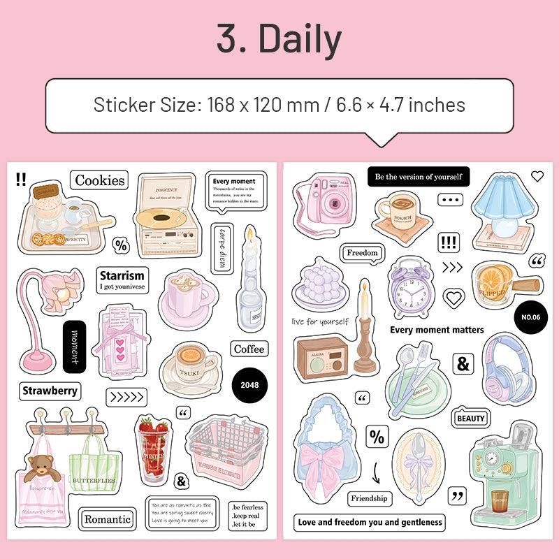 Adhesive Stickers - Journal Carnival