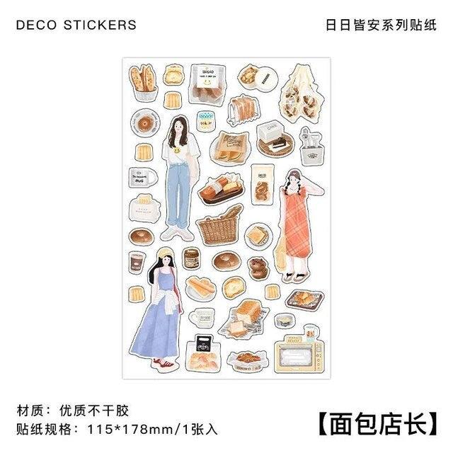 City walk Series Journal Stickers - Journal Carnival