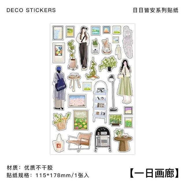 City walk Series Journal Stickers - Journal Carnival