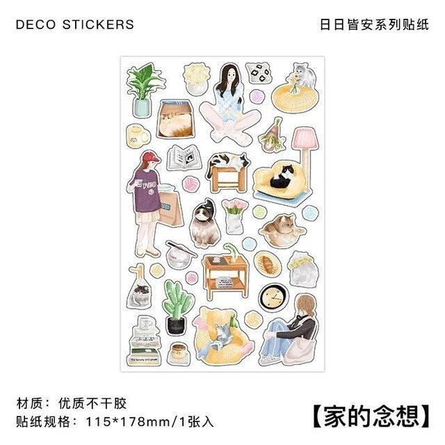 City walk Series Journal Stickers - Journal Carnival