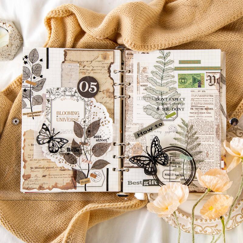 Whispering of Leaves series sticker - Journal Carnival