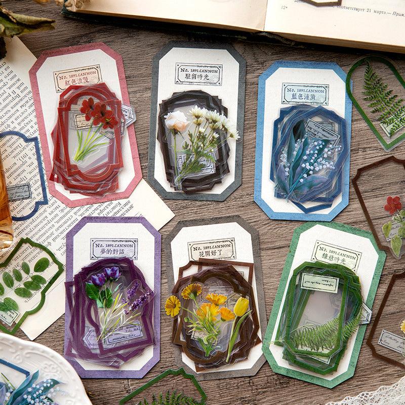 Meet the Flowers Bloomings Series Stickers - Journal Carnival