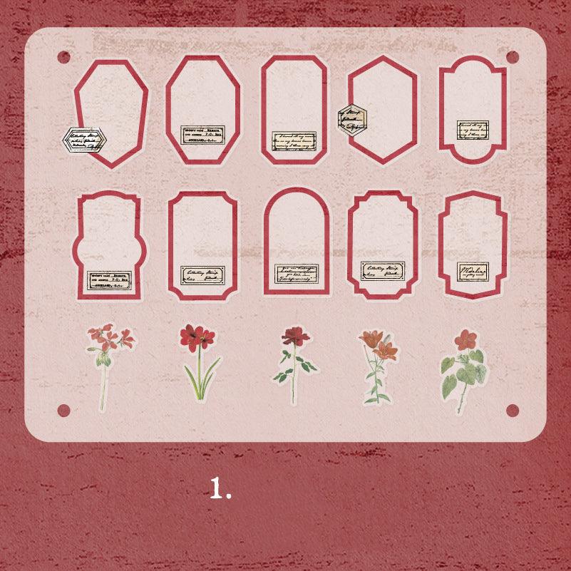 Meet the Flowers Bloomings Series Stickers - Journal Carnival