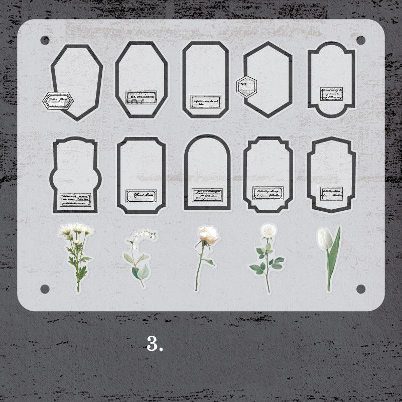 Meet the Flowers Bloomings Series Stickers - Journal Carnival