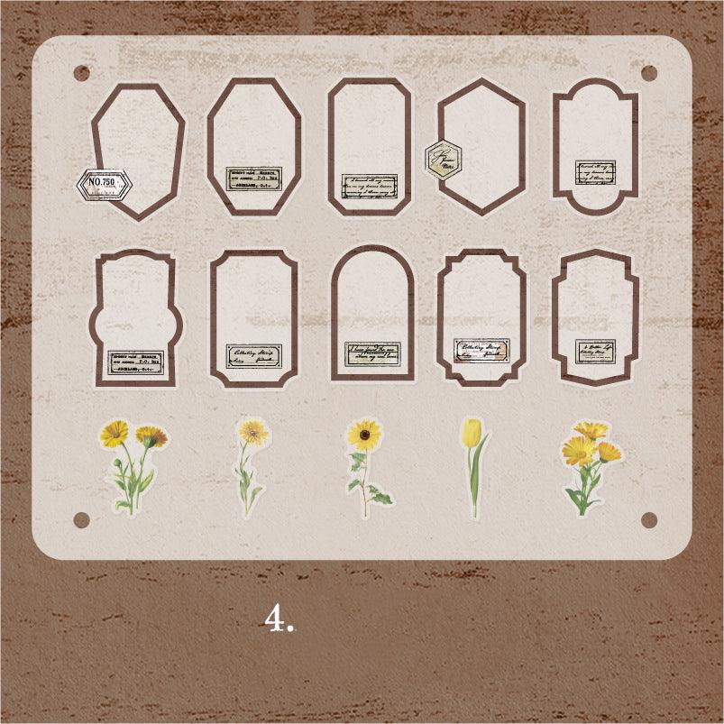 Meet the Flowers Bloomings Series Stickers - Journal Carnival