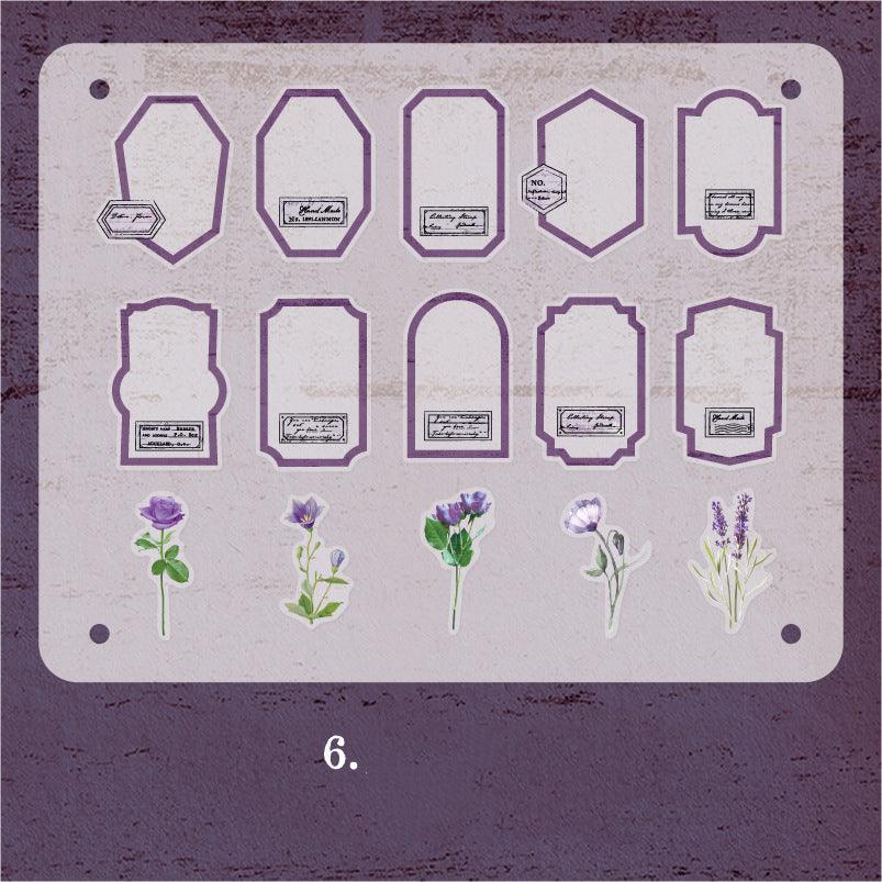 Meet the Flowers Bloomings Series Stickers - Journal Carnival
