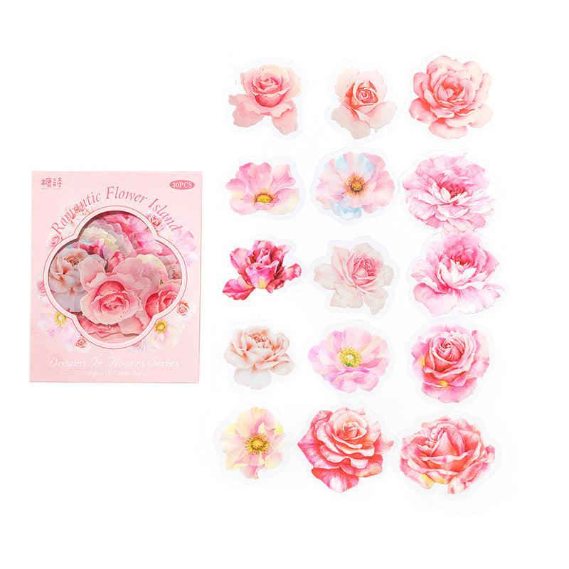 Dream in Flowers Series Pet Stickers - Journal Carnival