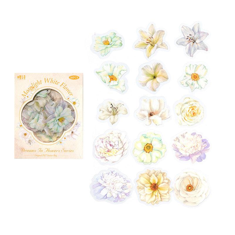Dream in Flowers Series Pet Stickers - Journal Carnival