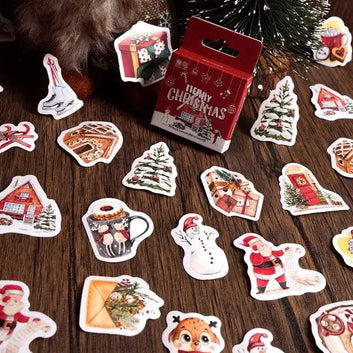 Christmas Theme Sticker box