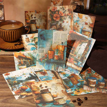 Classic coffee Series Material Paper