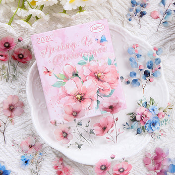 Four Season Of flower Series Sticker