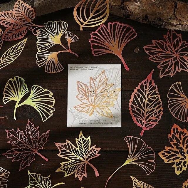 A fallen Leaf Series Die-cut Papers - Journal Carnival