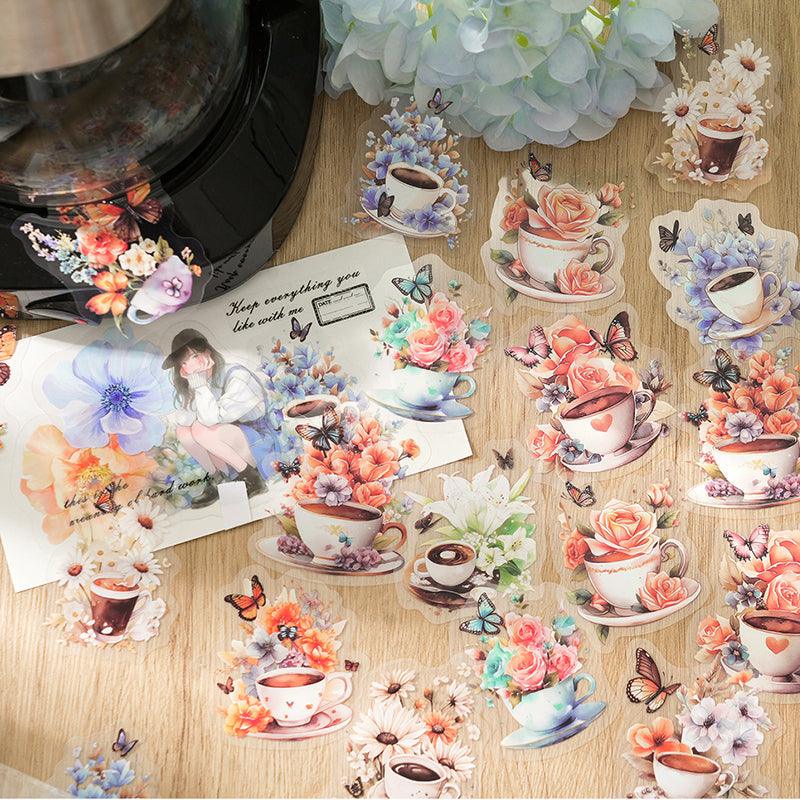 Coffee collage story series sticker - Journal Carnival