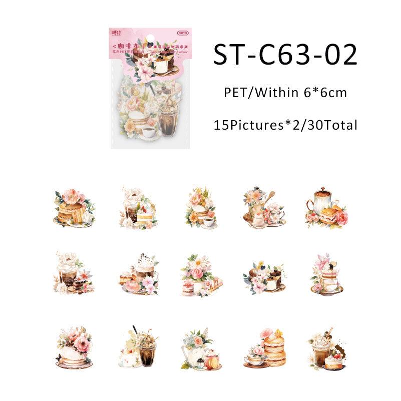Coffee collage story series sticker - Journal Carnival
