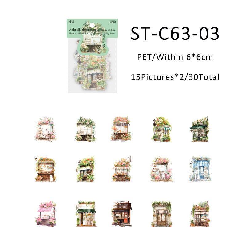 Coffee collage story series sticker - Journal Carnival