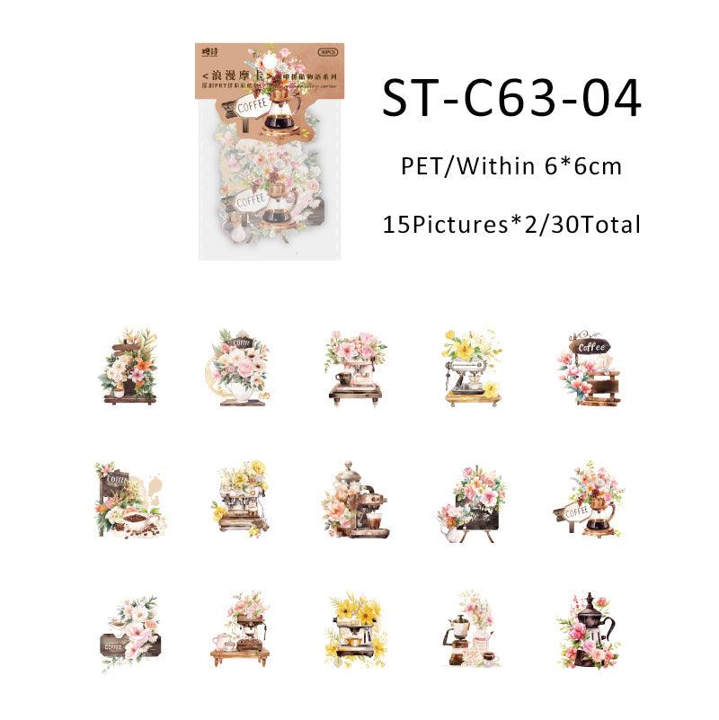 Coffee collage story series sticker - Journal Carnival