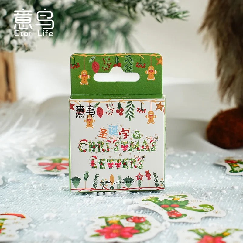 Christmas sticker box