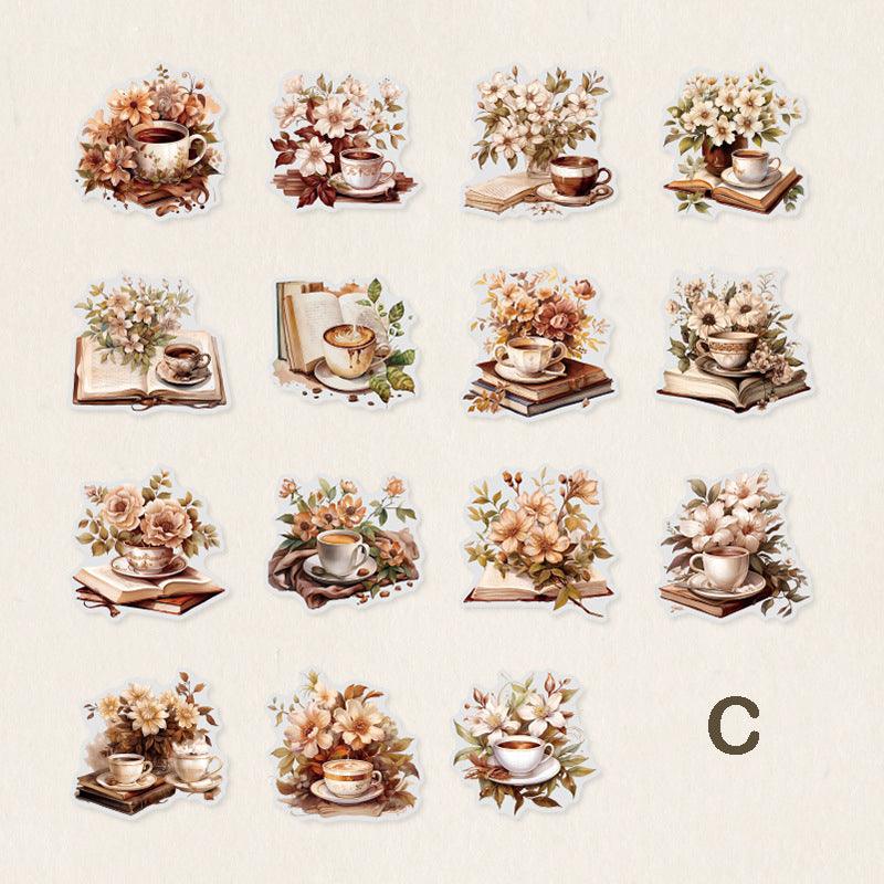 Coffee Diary Theme Stickers