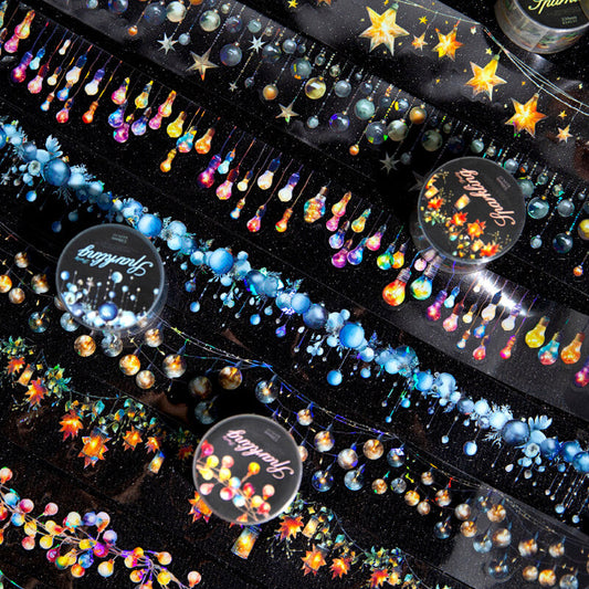 Colorful String Lights PET Tape