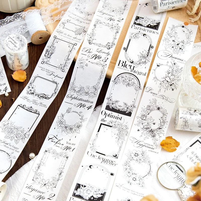 Dream Flower Island Series Retro Tape - Journal Carnival