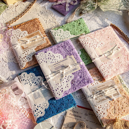 Cloud Yarn Series Vintage Hollow Mixed Material Paper