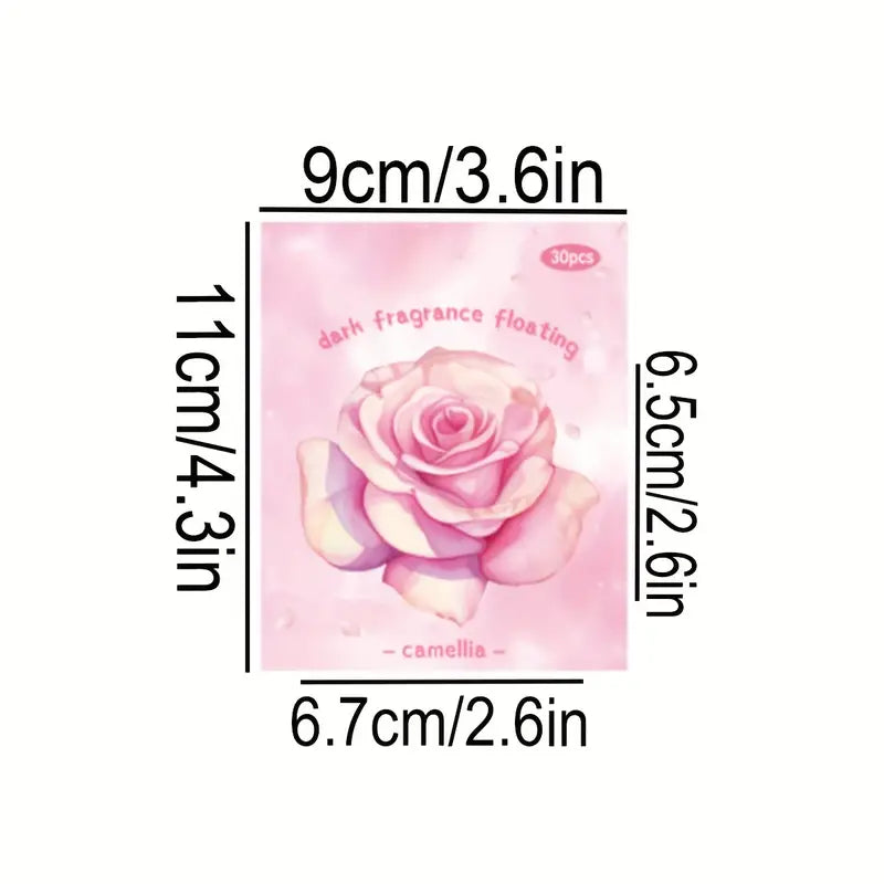 Floating fragrance series note paper - Journal Carnival