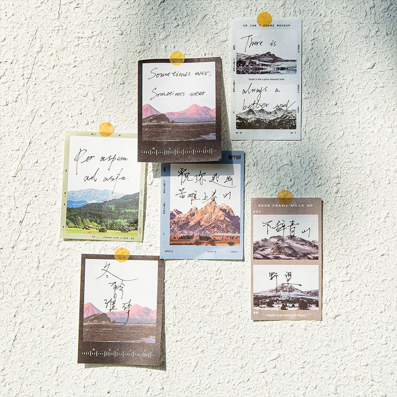In the mountains series note paper - Journal Carnival