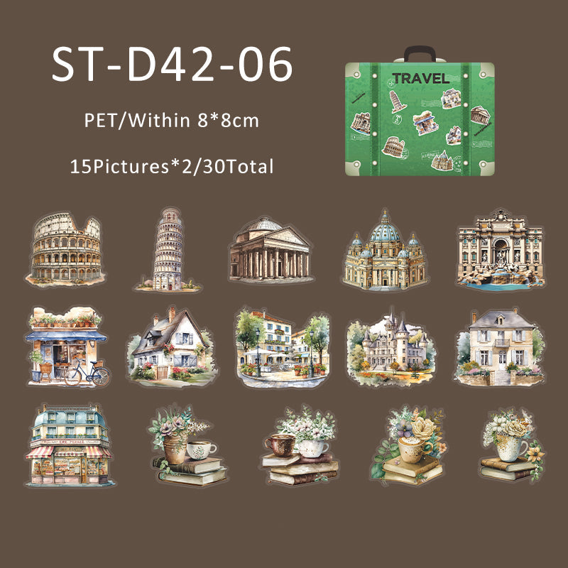 Historical sites series sticker - Journal Carnival
