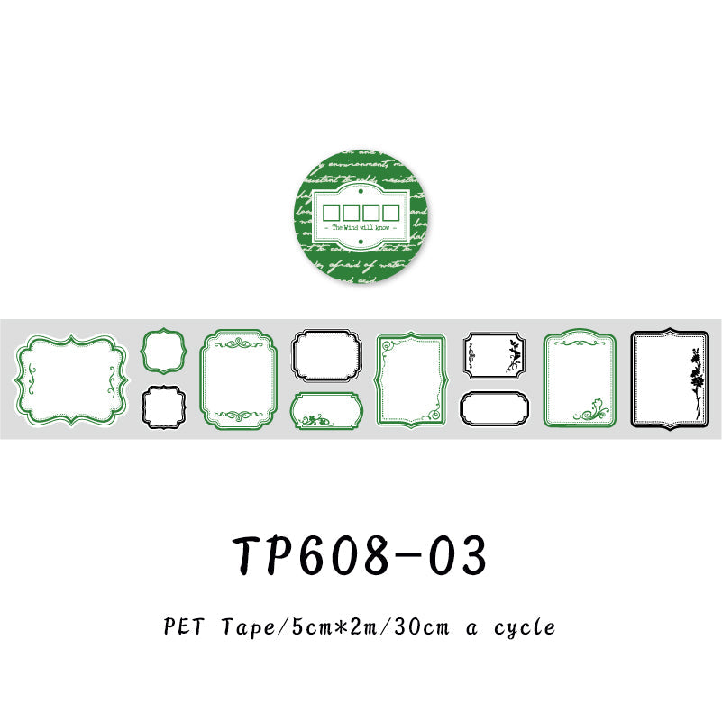 The wind will know Label Series Tape - Journal Carnival