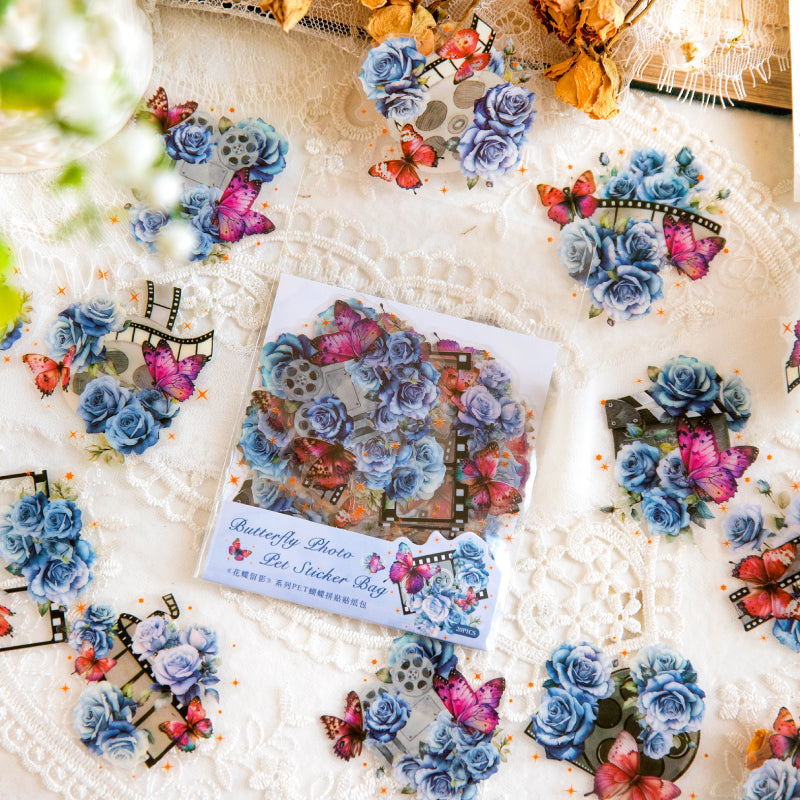 Butterfly photo series sticker - Journal Carnival