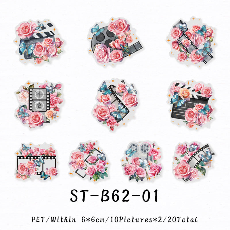 Butterfly photo series sticker - Journal Carnival