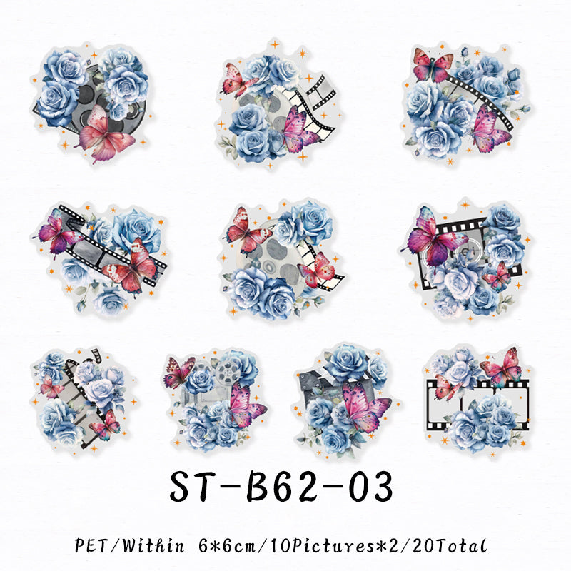 Butterfly photo series sticker - Journal Carnival