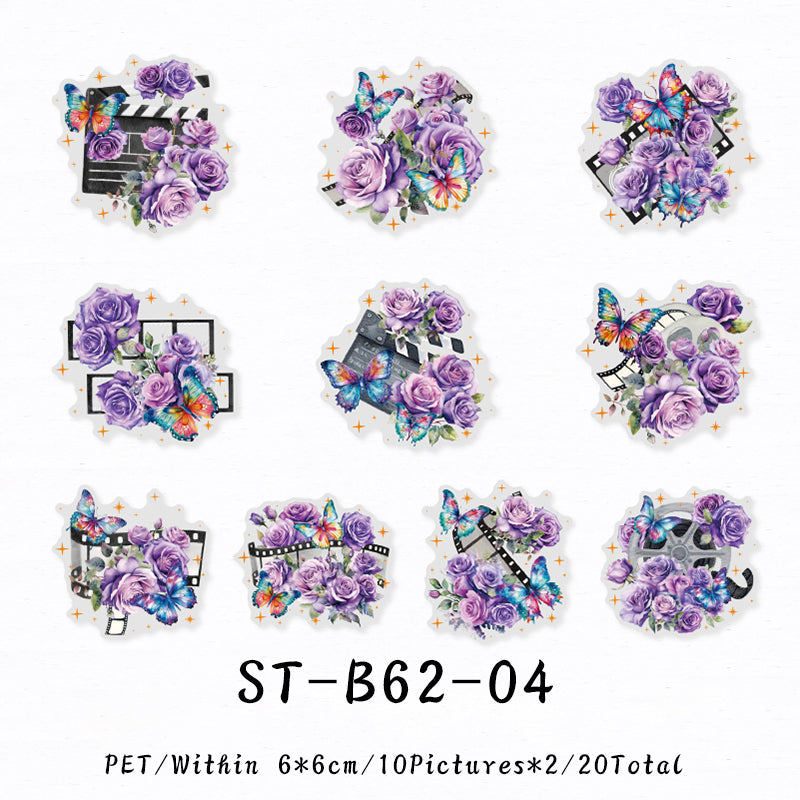 Butterfly photo series sticker - Journal Carnival