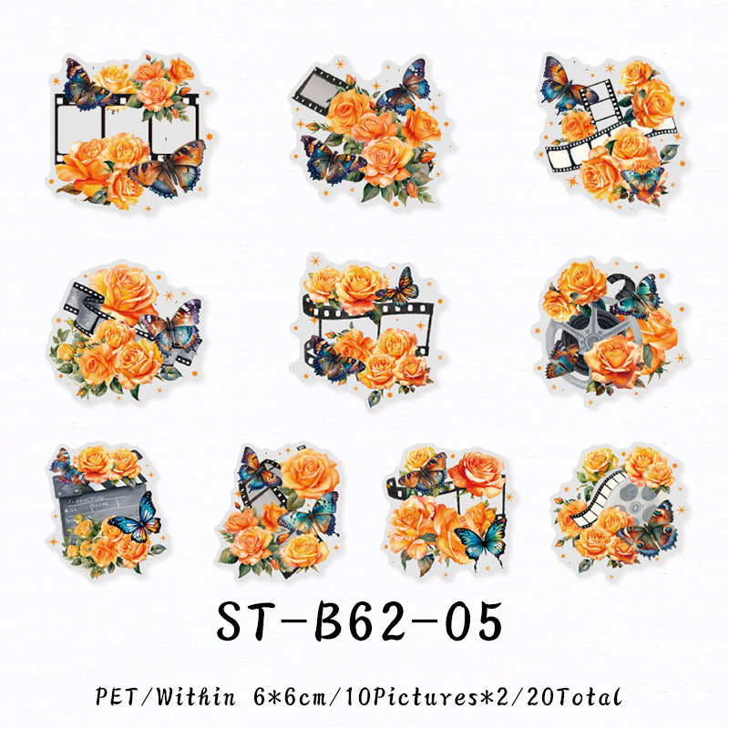 Butterfly photo series sticker - Journal Carnival