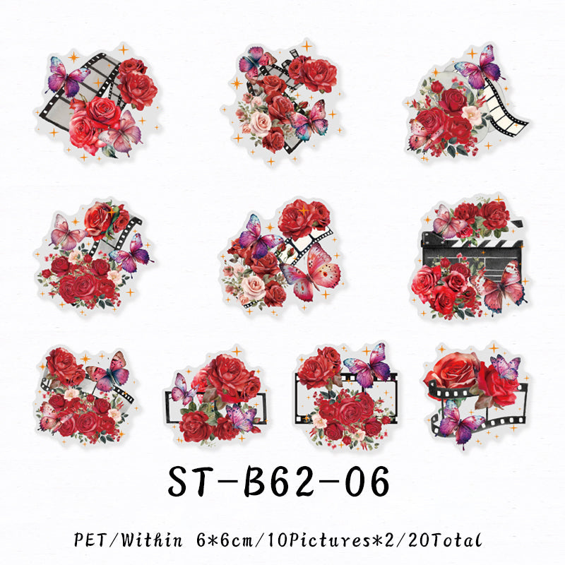 Butterfly photo series sticker - Journal Carnival