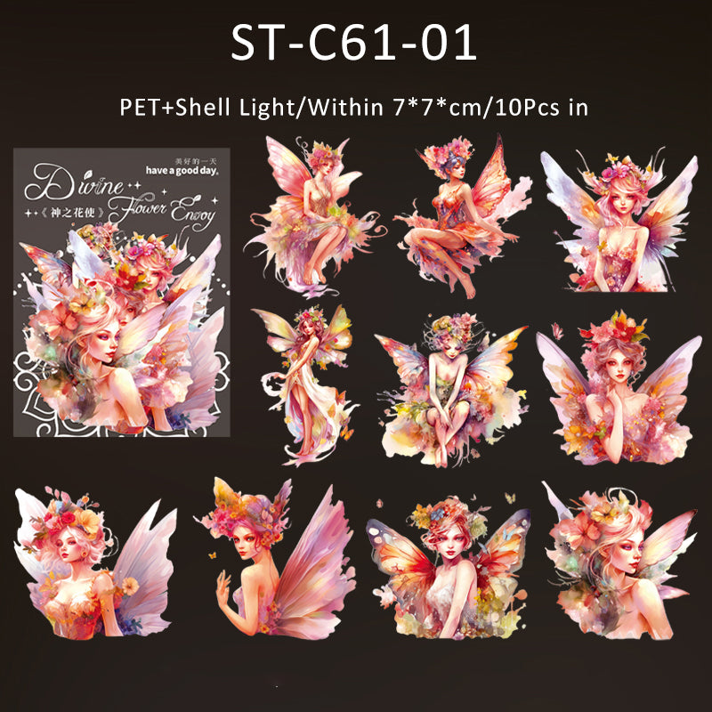 Divine Flower Envoy series sticker - Journal Carnival