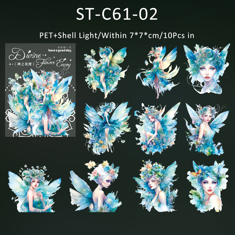 Divine Flower Envoy series sticker - Journal Carnival