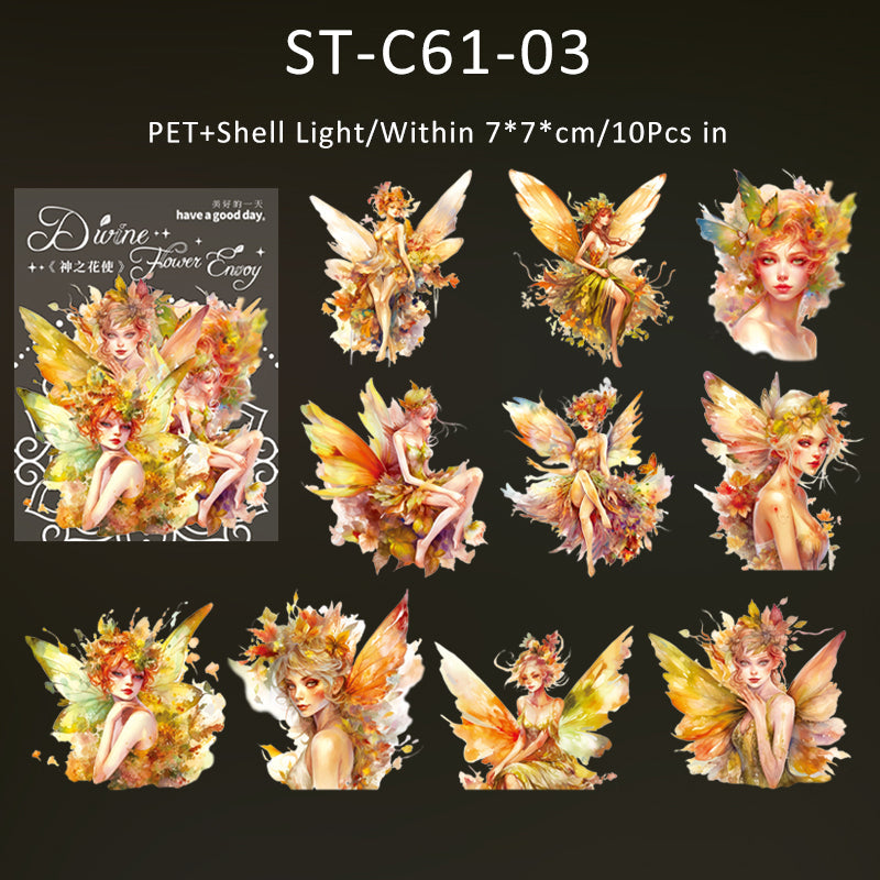 Divine Flower Envoy series sticker - Journal Carnival