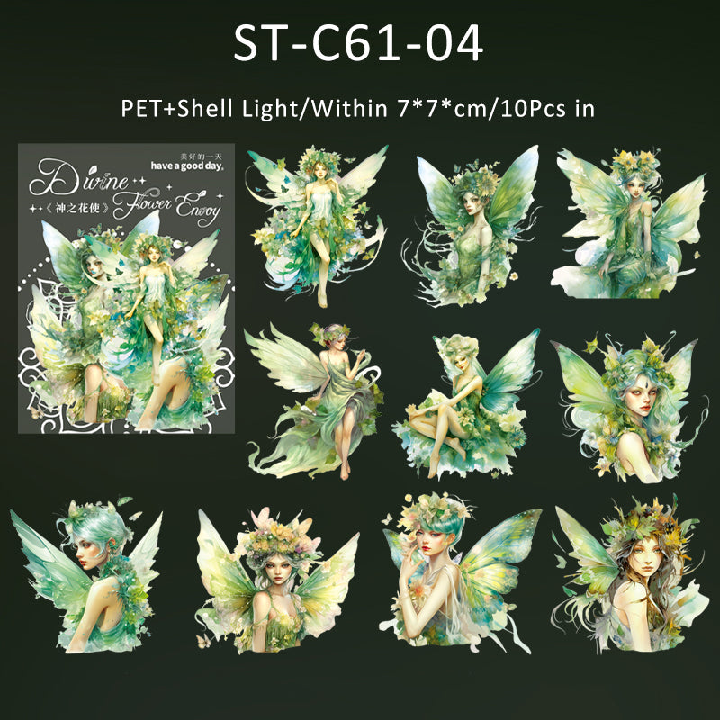 Divine Flower Envoy series sticker - Journal Carnival