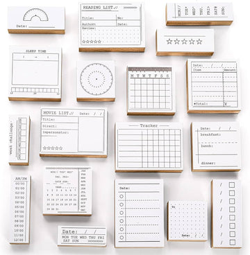Vintage Calendar Memo TO DO List Plan Stamp