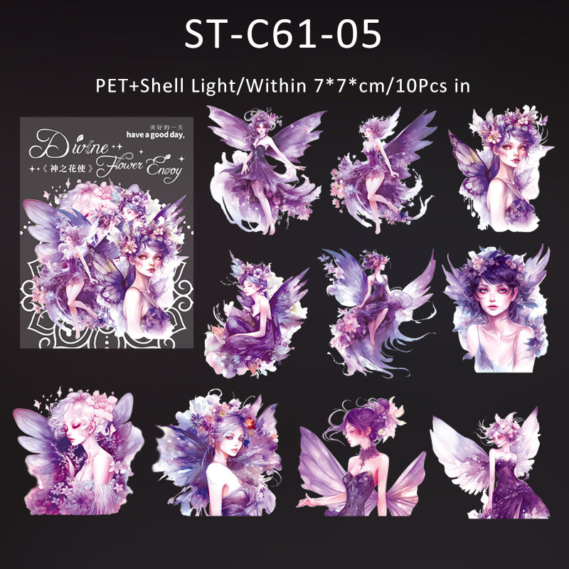 Divine Flower Envoy series sticker - Journal Carnival