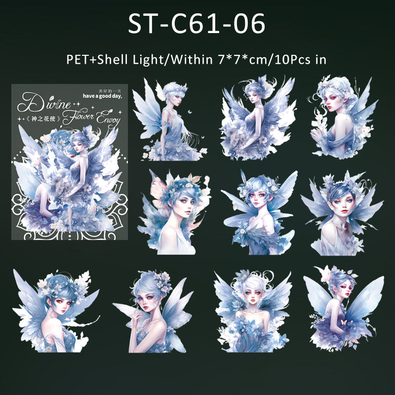 Divine Flower Envoy series sticker - Journal Carnival