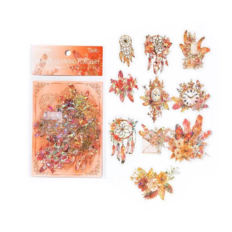 Boundless feather series sticker - Journal Carnival