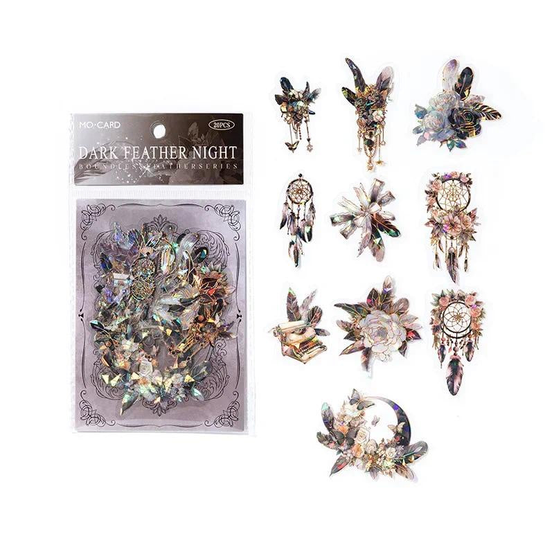 Boundless feather series sticker - Journal Carnival