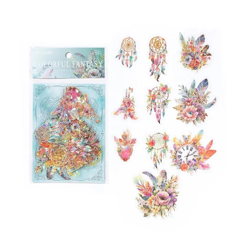 Boundless feather series sticker - Journal Carnival