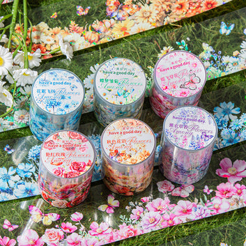 Gathering among flowers series PET Tape