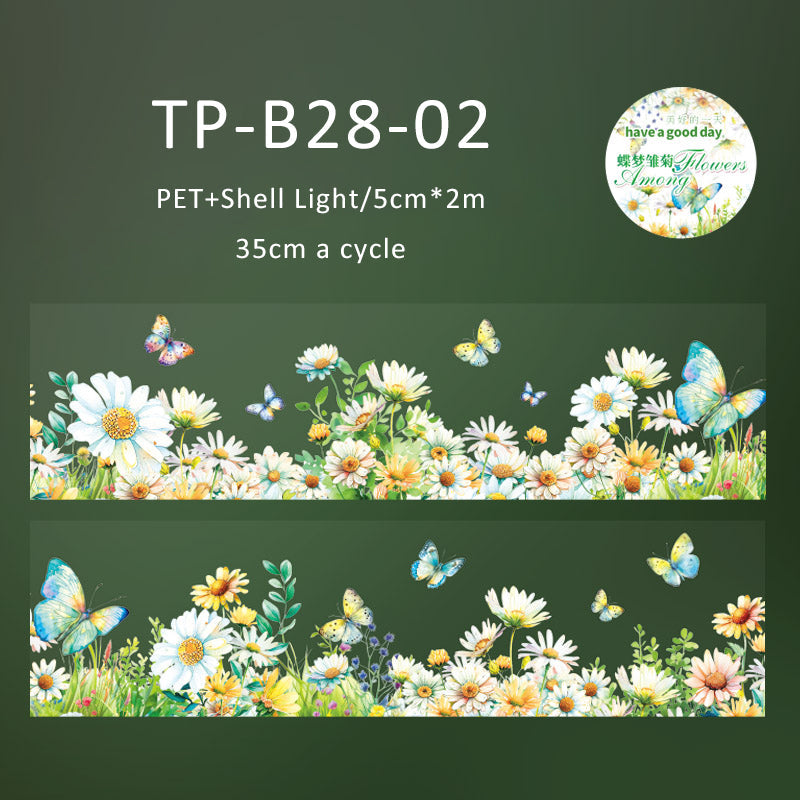 Gathering among flowers series PET Tape - Journal Carnival