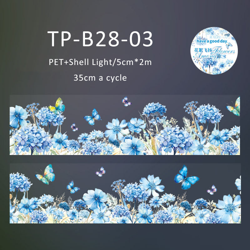 Gathering among flowers series PET Tape - Journal Carnival